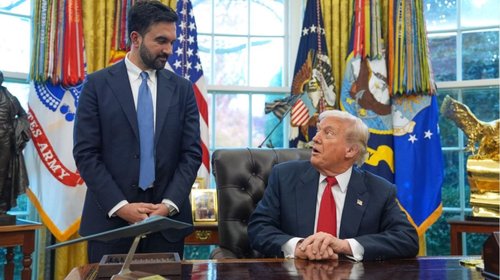 Festival de elogios en reunión de Trump con Mamdani
