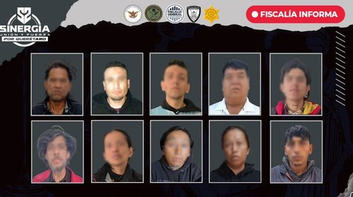 Detiene Fiscalía a 10 durante 12 cateos simultáneos en Querétaro