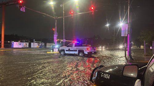 Reportan saldo blanco en Saltillo pese a intensa tormenta