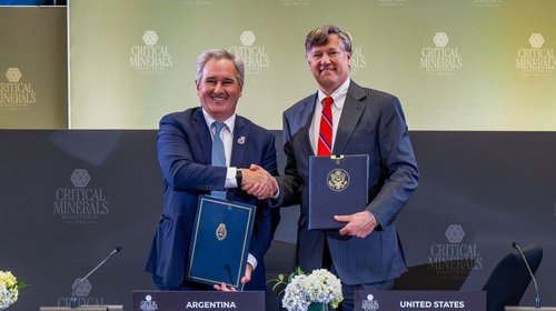 Argentina y EUA firman un acuerdo sobre minerales críticos