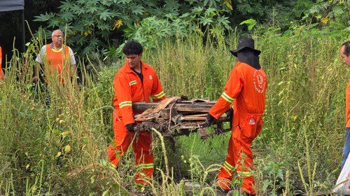Recolectan 24 toneladas de basura en el Río Santa Catarina