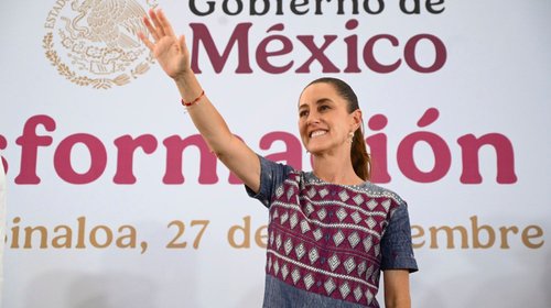 Resalta Sheinbaum acuerdo con EUA para combatir tráfico de armas