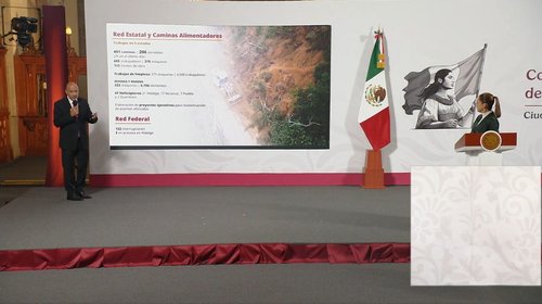 Reabren caminos afectados por lluvias en cuatro estados