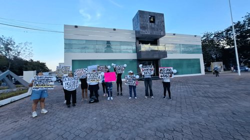 Mujeres protestan en Ciudad Madero por el caso Dafne