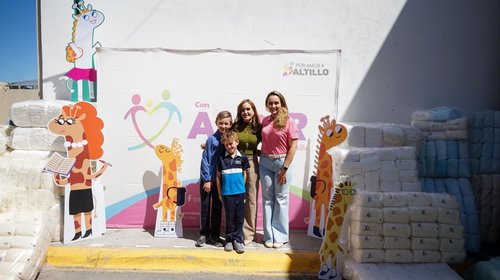 Recibe DIF Saltillo donación de 14 mil pañales