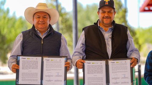 Entregan complejo deportivo y arrancan programa de semillas