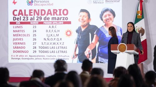 Continúa pago de pensiones del bienestar en toda la república