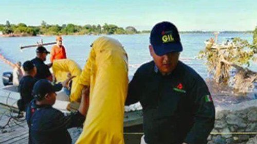 Pemex despliega operativo de remediación en río Pantepec