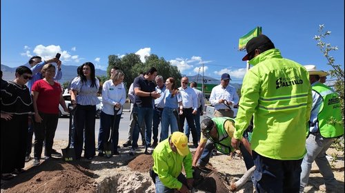 Reforesta Saltillo el bulevard Fundadores con 25,000 árboles