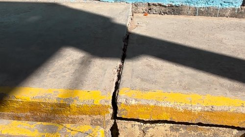 Escuelas de Nuevo Laredo presentan hundimientos por humedad