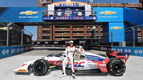 Alex Palou gana el GP de Detroit; Pato O'Ward queda cuarto