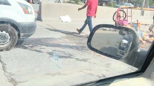 Arrollan a vendedor en triciclo en Matamoros; responsable huyó