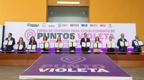 Coahuila instala más Puntos Violeta para mujeres en riesgo