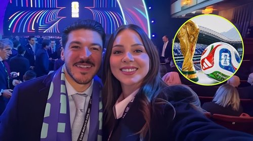 Samuel García acude a sorteo del Mundial 2026
