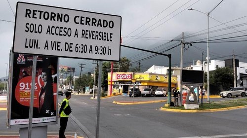 Supervisan ampliación del carril reversible en Leones