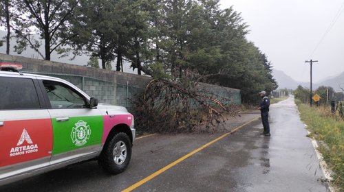 Autoridades mantienen vigilancia ante encharcamientos en Saltillo