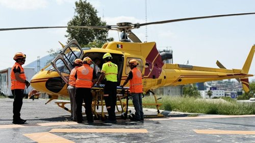 Trasladan por aire a recién nacido de Doctor Arroyo a Monterrey