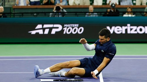 Djokovic vuelve a entrenar en Roma tras lesión en el hombro