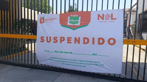 Suspenden a Pyosa por derrame de líquidos en arroyo Topo Chico