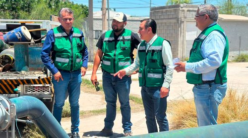 Reparan bomba de agua en la colonia Fidel Velázquez