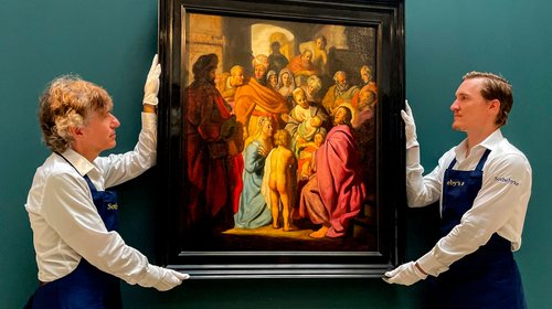 Venden cuadro atribuido a Rembrandt por £8 millones de libras