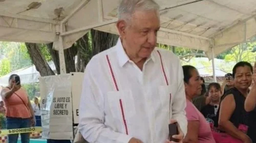 AMLO reaparece para emitir su voto en la Elección Judicial 2025