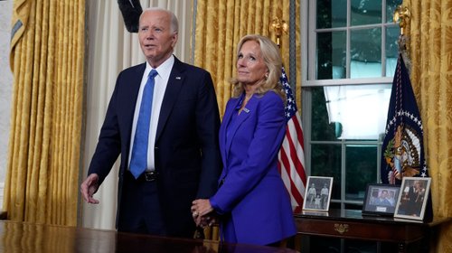 El emotivo discurso de Biden desde la Oficina Oval