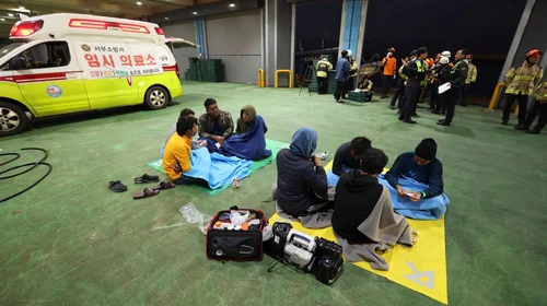 Hundimiento deja dos muertos y 12 desaparecidos en Corea del Sur