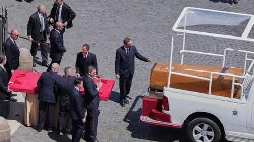 El papa Francisco llega a Santa María La Mayor