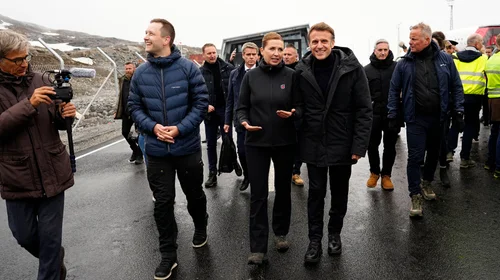 Macron visita Groenlandia para mostrar apoyo europeo