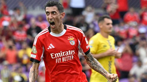 Di María lidera goleada de Benfica ante Auckland City