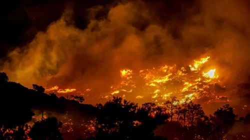 Incendio forestal en la isla griega de Creta provoca evacuaciones