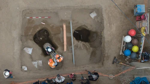 Descubren accidentalmente un cementerio preincaico en Lima