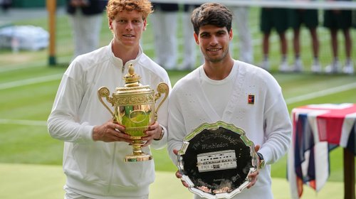  Jannik Sinner y Carlos Alcaraz avasallan el tenis masculino