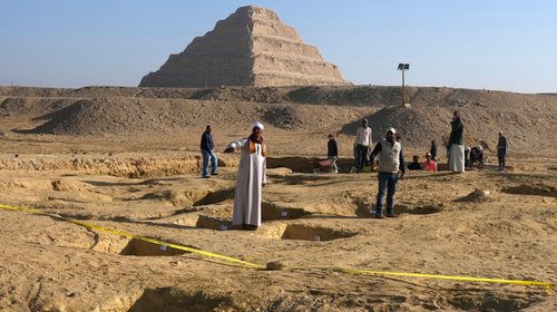 Desaparece pintura faraónica de la necrópolis de Saqqara
