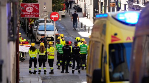 Derrumbe en Madrid deja dos muertos y dos desaparecidos