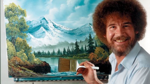 Subastarán pinturas de Bob Ross para apoyar a TV pública de EUA