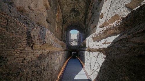 El Coliseo Romano abre al público pasaje secreto de emperadores