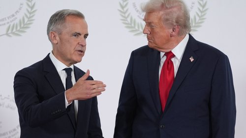 Carney se disculpó con Trump por publicidad contra los aranceles