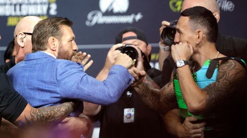 Conor McGregor enciende UFC 329 tras careo con Max Holloway