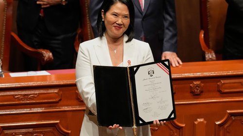 Partido de Keiko Fujimori toma el control del Senado de Perú