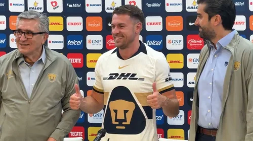 Aaron Ramsey es presentado como nuevo jugador en Pumas