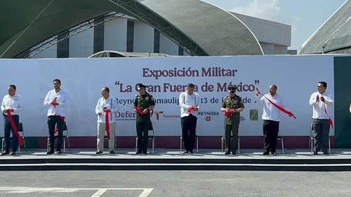 Arranca en Reynosa exhibición militar: 'La Gran Fuerza de México'