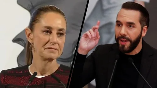 Reacciona Sheinbaum a críticas de Bukele sobre seguridad mexicana