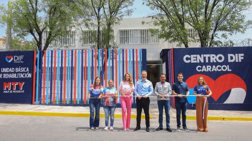 Inaugura DIF Monterrey Unidad de Rehabilitación en El Caracol