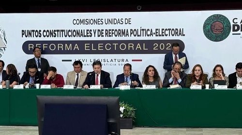 Comisiones de la Cámara de Diputados aprueban reforma electoral