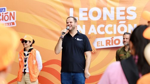 'Leones en Acción' limpia 21 toneladas del Río Santa Catarina