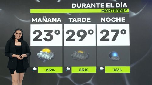 Pronóstico del clima en Monterrey: jueves 11 de septiembre