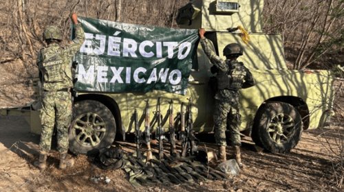 Aseguran ‘coche monstruo’ y destruyen plantío de droga en Sinaloa