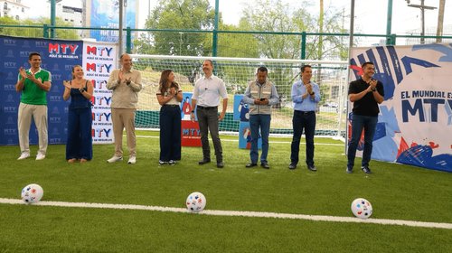 Monterrey entrega parque renovado en San Jerónimo
